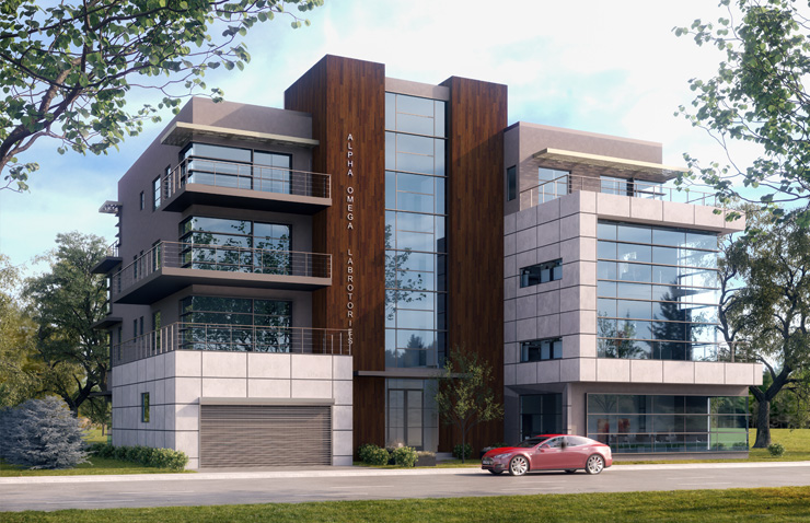 Mixed-use (research labs and residential), Redwood City